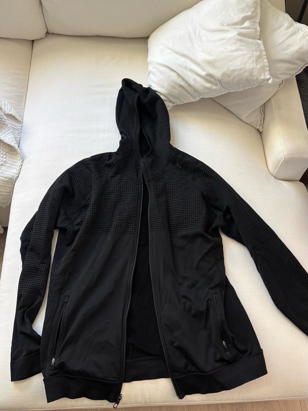 lululemon athletica Black Lightweight Hooded Jacket